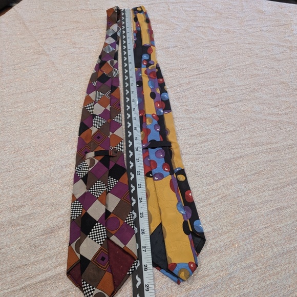 2 100% silk handmade in Italy tie Mondo Uomo - Picture 3 of 8
